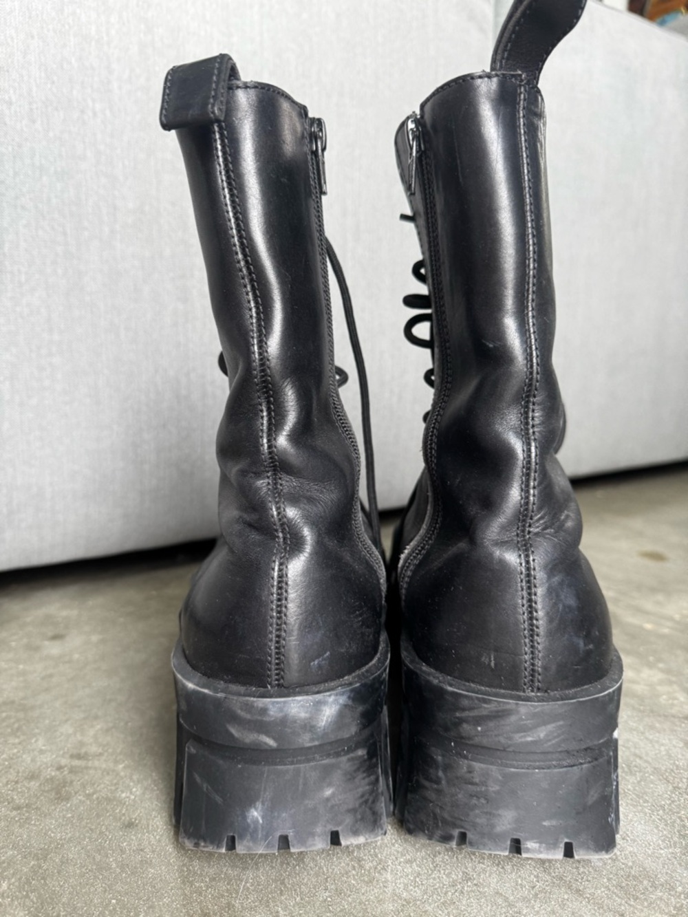Balenciaga Bulldozer Lace-Up Boot - Picture 3 of 5